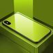 Защитный чехол Glass для iPhone 10 (X) / iPhone XS (Желтый)