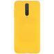 Защитный чехол Liquid Case Full Cover для Xiaomi Redmi K30 / Poco X2 Желтый
