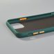 Защитный чехол Сolor Buttons для iPhone 13 mini (5.4") Зеленый