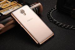 TPU чехол Electro-plating для Meizu M3 / M3 mini / M3s Золотистый