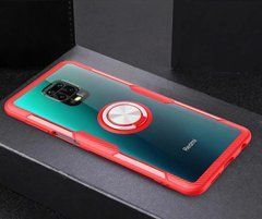 Захисний чохол Crystal Ring для Xiaomi Redmi Note 9 Pro / Redmi Note 9S / Redmi Note 9 Pro Max Червоний