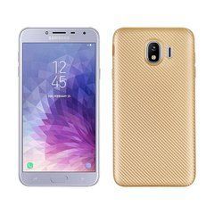 Защитный чехол Carbon TPU для Samsung J250 Galaxy J2 Pro 2018 Золотистый