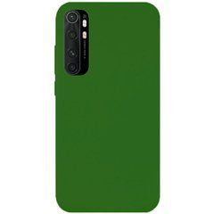 Защитный чехол Liquid Case Full Cover для Xiaomi Mi Note 10 Lite Зеленый