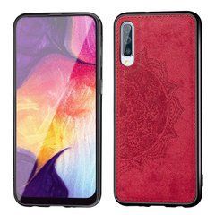 Защитный чехол Textile Decor для Samsung A505F Galaxy A50 / A507F Galaxy A50s / A307F Galaxy A30s Красный