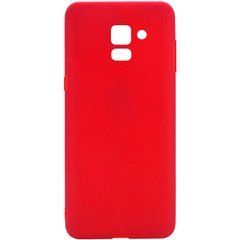 Защитный чехол TPU Softon для Samsung A530 Galaxy A8 2018 Красный