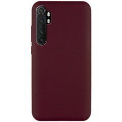 Защитный чехол TPU Softon для Xiaomi Mi Note 10 Lite Бордовый