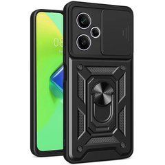 Защитный чехол Kvadrat Ring Lock для Xiaomi Redmi 13 4G / Poco M6 4G Черный