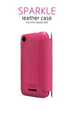 Чехол-книжка Nillkin Sparkle для HTC Desire 320 Розовый