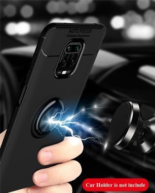 Захисний чохол Color Ring для Xiaomi Redmi Note 9 Pro / Redmi Note 9S / Redmi Note 9 Pro Max Чорний