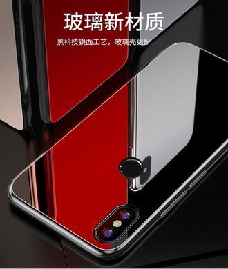 Захисний чохол Glass для Xiaomi Mi6X / Mi A2 Чорний
