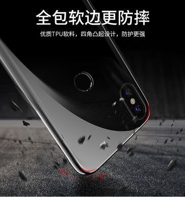 Захисний чохол Glass для Xiaomi Mi6X / Mi A2 Чорний