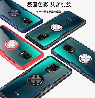 Захисний чохол Crystal Ring для Xiaomi Redmi Note 9 Pro / Redmi Note 9S / Redmi Note 9 Pro Max Червоний