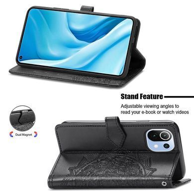 Чехол-книжка Art Book для Xiaomi Mi 11 Lite / Mi 11 Lite 5G / 11 Lite 5G NE Черный
