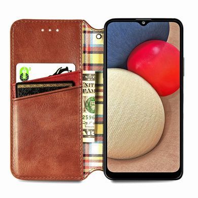Чехол-книжка Tessero Book для Samsung A025 Galaxy A02s Коричневый