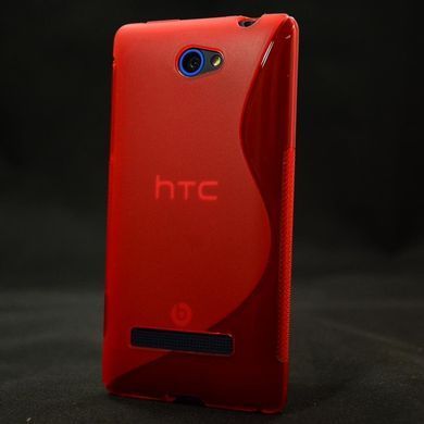 Чехол TPU S-line для HTC 8S Красный