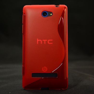Чехол TPU S-line для HTC 8S Красный