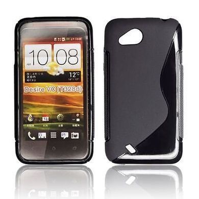 Чехол TPU S-line для HTC Desire VС Черный