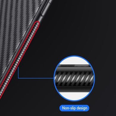 Защитный чехол Carbon TPU для Xiaomi Redmi Note 7 Pro Черный