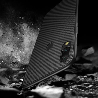 Защитный чехол Carbon TPU для Xiaomi Redmi Note 7 Pro Черный