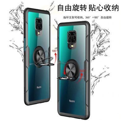 Захисний чохол Crystal Ring для Xiaomi Redmi Note 9 Pro / Redmi Note 9S / Redmi Note 9 Pro Max Червоний