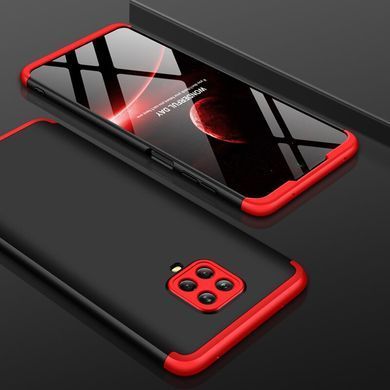 Захисний чохол GKK Full 360 для Xiaomi Redmi Note 9 Pro / Redmi Note 9S / Redmi Note 9 Pro Max Чорний / Червоний