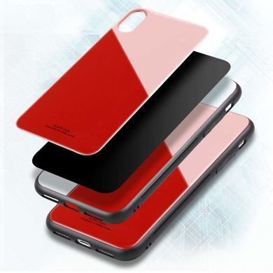 Защитный чехол Glass для iPhone 10 (X) / iPhone XS Красный