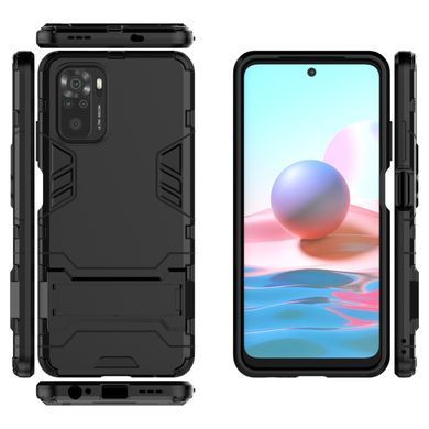 Захисний чохол Strong Guard для Xiaomi Redmi Note 10 / Redmi Note 10S / Poco M5s Чорний