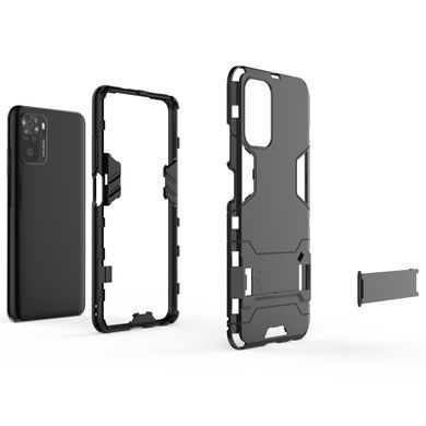Захисний чохол Strong Guard для Xiaomi Redmi Note 10 / Redmi Note 10S / Poco M5s Чорний