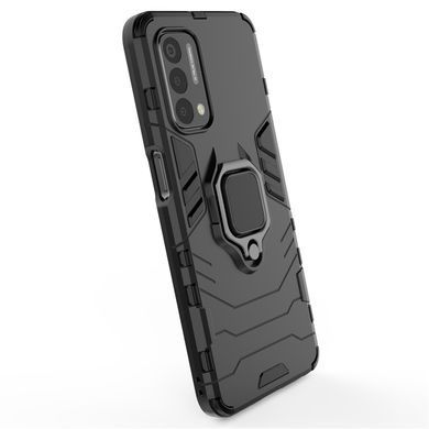 Защитный чехол Strong Guard Ring для Oppo A74 4G Черный