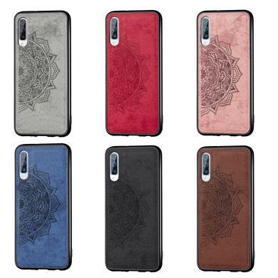 Защитный чехол Textile Decor для Samsung A505F Galaxy A50 / A507F Galaxy A50s / A307F Galaxy A30s Красный