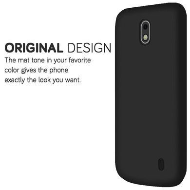 Захисний чохол TPU Matte для Nokia 1 2018 Чорний