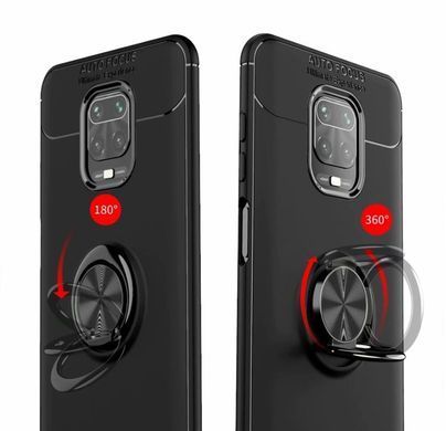Захисний чохол Color Ring для Xiaomi Redmi Note 9 Pro / Redmi Note 9S / Redmi Note 9 Pro Max Чорний