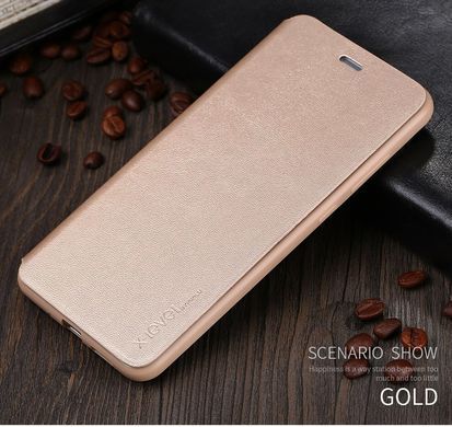 Чохол-книжка X-level FIB Color для Huawei P10 lite Золотий