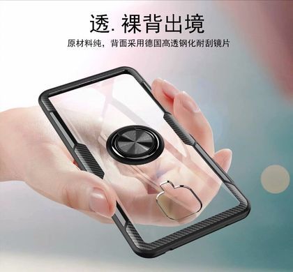 Захисний чохол Crystal Ring для Xiaomi Redmi Note 9 Pro / Redmi Note 9S / Redmi Note 9 Pro Max Червоний