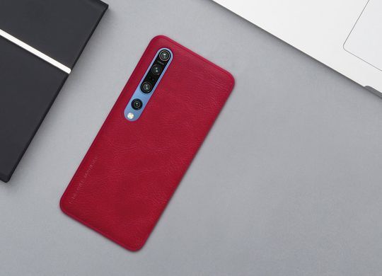 Чохол-книжка Nillkin Qin для Xiaomi Mi 10 / Mi 10 Pro Червоний