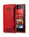 Чехол TPU S-line для HTC 8S Красный