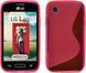 Чехол TPU S-line для LG D160 / D170 L40 Розовый