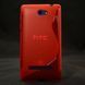 Чехол TPU S-line для HTC 8S Красный