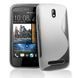 Чехол TPU S-line для HTC Desire 501 Прозрачный