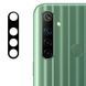 Защитное стекло на камеру Frame для Realme 6i Черный