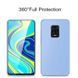 Захисний чохол X-level Dynamic для Xiaomi Redmi Note 9 Pro / Redmi Note 9S / Redmi Note 9 Pro Max Бірюзовий