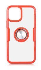 Защитный чехол Crystal Ring для iPhone 12 mini Красный