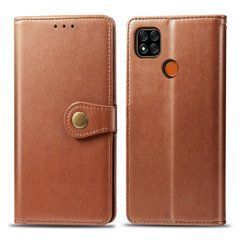 Чохол-книжка Polera Book для Xiaomi Redmi 9C / Redmi 10A Коричневий