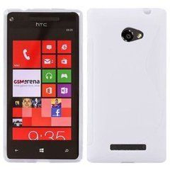 Чехол TPU S-line для HTC 8S Белый