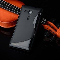 Чехол TPU S-line для Sony Xperia SP M35h Черный