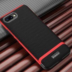 Ударопрочный чохол iPaky TPU+PC для Xiaomi Redmi 6A Чорний / Червоний