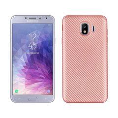 Защитный чехол Carbon TPU для Samsung J250 Galaxy J2 Pro 2018 Розовый