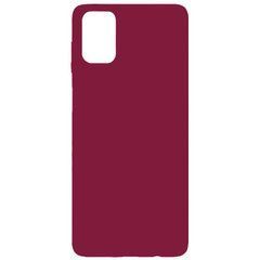 Захисний чохол Liquid Case Full Cover для Samsung M515F Galaxy M51 Малиновий