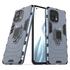 Защитный чехол Strong Guard Ring для Xiaomi Mi 11 Navy