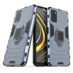 Защитный чехол Strong Guard Ring для Xiaomi Poco M3 Navy